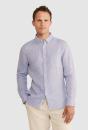 Yarn Dyed Long Sleeve Linen Shirt