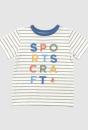 Tommy Logo Stripe Cotton Tee