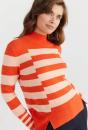 Sunshine Striped Step Hem Knit
