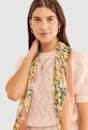 Flora Square Silk Scarf