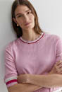 Alphine Silk Blend Knit Top