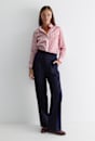 Stripe Lily Voile Shirt
