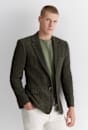 Herringbone Wool Blazer