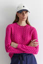 Merino Wool Baby Cable Sweater