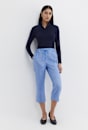 Rosa Crop Linen Pant