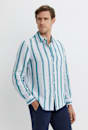 Pointon Long Sleeve Stripe Shirt