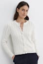 Cable Merino Cotton Cardigan