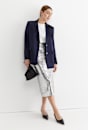 Sequin Midi Skirt