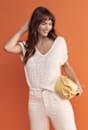 Luisa V-Neck Knit Top