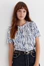 Tina Stripe Mercerised Tee