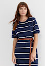 Ariana Stripe T-Shirt Dress