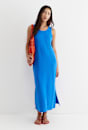 Tonia Linen Tank Midi Dress