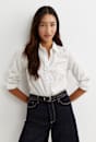 Spot Long Sleeve Lily Voile Shirt