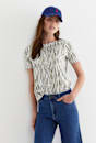 Tina Stripe Mercerised Tee