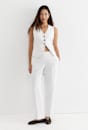 Freya Straight Linen Pant