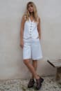 Freya Bermuda Linen Short