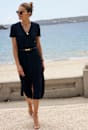 Becky Cotton Knit Midi Dress