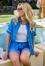 Lulu Blanket Stitch Linen Shirt