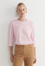 Mercerised Cotton 3/4 Sleeve Tee
