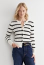 Cable Merino Cotton Cardigan