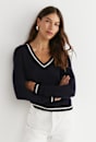 Francis Merino V-Neck Knit