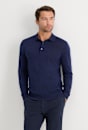 Long Sleeve Merino Knit Polo