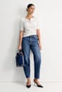 Allie Rib Henley Tee