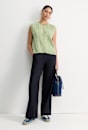 Pearl Chunky Cable Vest