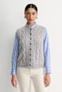 Pearl Chunky Cable Vest