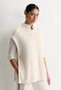 Wool Cotton Open Vest