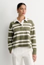Jane Cropped Rugby Shirt