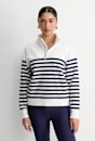 SC Stripe Quarter Zip Sweat