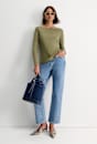 Heidi Long Sleeve Rib Tee