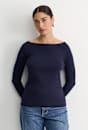 Heidi Long Sleeve Rib Tee