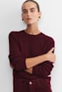 Merino Wool Baby Cable Sweater