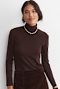 Gigi Babywool Mock Neck Top