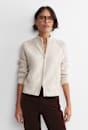 Juliette Boiled Wool Bomber