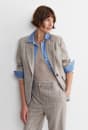 Kate Single Breasted Pinstripe Blazer