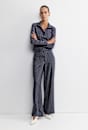 Geo Wide Leg Pant