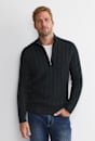 Joshua Cable Quarter Zip Knit