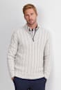 Joshua Cable Quarter Zip Knit
