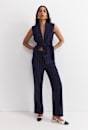 Chiara Check Straight Pant