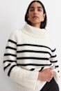 Sunshine Stripe Turtleneck Sweater