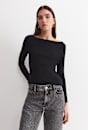 Heidi Long Sleeve Rib Tee