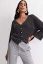 Tatiana Mohair Cropped Cardigan