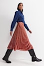 Megan Polka Dot Midi Skirt