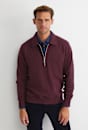 Collared Zip Sweat
