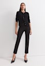 Felicity Flat Front Slim Pant