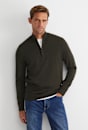 Henry Merino Quarter Zip Knit