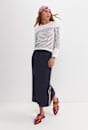 Misha Pull On Midi Skirt